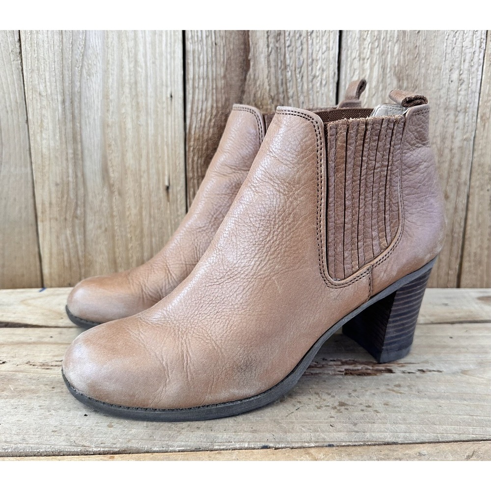 Dr. Scholl's London Ankle Boots Heeled Brown Women's 9.5